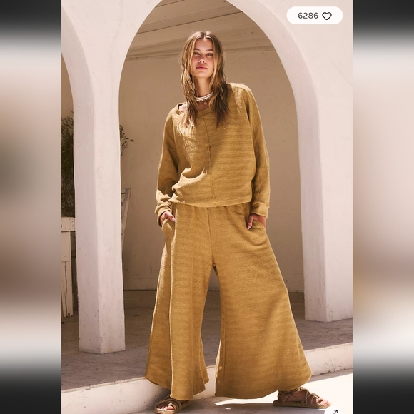 Free People Pants - Free People TRINA SET Euc